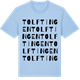 Blue Soul t-shirt med Tolftingen ordlek t-shirt
