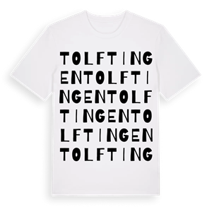 Tolftingen ordlek t-shirt – ekologisk bomull t-shirt från Pinshirt
