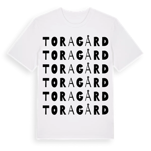 Toragård ordlek t-shirt – ekologisk bomull t-shirt från Pinshirt