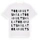 Torahultsmåla ordlek t-shirt