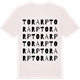 Vintage White t-shirt med Torarp ordlek t-shirt