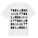 Torbjörnahult ordlek t-shirt