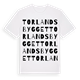 Torlandsbygget ordlek t-shirt
