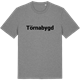 Mid Heather Gray t-shirt med Törnabygd fetstil t-shirt