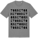 Mid Heather Gray t-shirt med Torne ordlek t-shirt