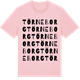 Pink Cotton t-shirt med Törneborg ordlek t-shirt