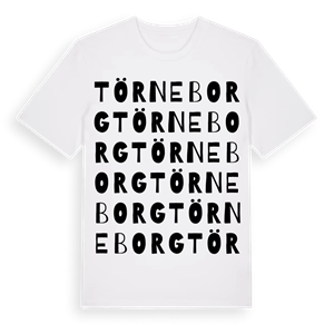 Törneborg ordlek t-shirt – ekologisk bomull t-shirt från Pinshirt
