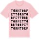 Pink Cotton t-shirt med Törntorpet ordlek t-shirt