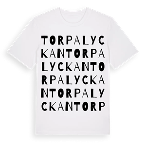 Torpalyckan ordlek t-shirt – ekologisk bomull t-shirt från Pinshirt