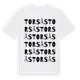 White t-shirt med Torsås ordlek t-shirt