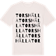 Vintage White t-shirt med Torshälla ordlek t-shirt
