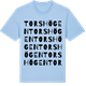 Blue Soul t-shirt med Torshögen ordlek t-shirt
