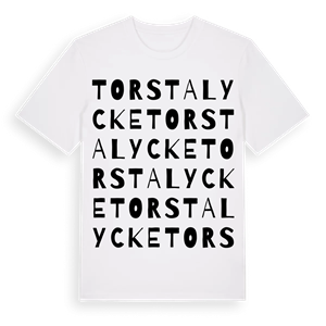 Torstalycke ordlek t-shirt – ekologisk bomull t-shirt från Pinshirt