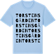 Blue Soul t-shirt med Torstensgården ordlek t-shirt