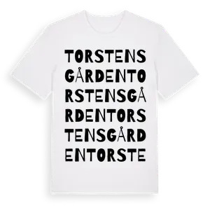 Torstensgården ordlek t-shirt – ekologisk bomull t-shirt från Pinshirt