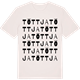 Vintage White t-shirt med Töttja ordlek t-shirt