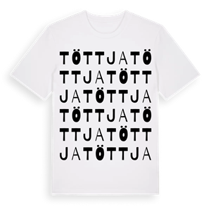 Töttja ordlek t-shirt – ekologisk bomull t-shirt från Pinshirt