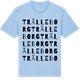 Blue Soul t-shirt med Trälleborg ordlek t-shirt