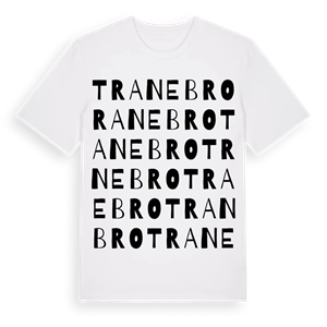 Tranebro ordlek t-shirt – ekologisk bomull t-shirt från Pinshirt