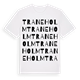 White t-shirt med Traneholm ordlek t-shirt