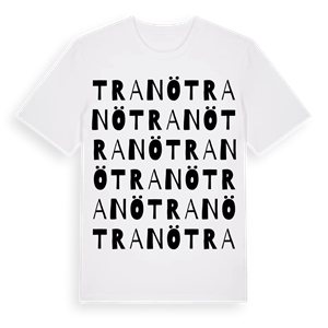 Tranö ordlek t-shirt – ekologisk bomull t-shirt från Pinshirt
