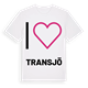 Jag älskar Transjö t-shirt stort tryck