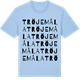 Blue Soul t-shirt med Tröjemåla ordlek t-shirt