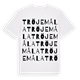 Tröjemåla ordlek t-shirt