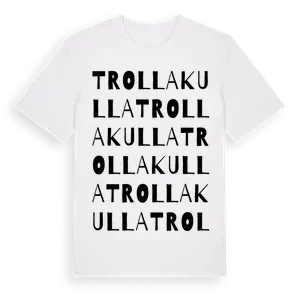 Trollakulla ordlek t-shirt – ekologisk bomull t-shirt från Pinshirt
