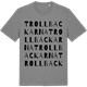 Mid Heather Gray t-shirt med Trollbackarna ordlek t-shirt