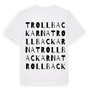 Trollbackarna ordlek t-shirt – ekologisk bomull t-shirt från Pinshirt