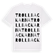 Trollbackarna ordlek t-shirt