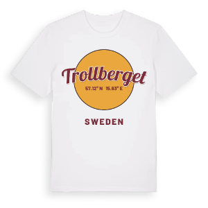 Trollberget cirkel t-shirt – ekologisk bomull t-shirt från Pinshirt