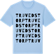 Blue Soul t-shirt med Truvedstorp ordlek t-shirt