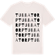 Vintage White t-shirt med Tubbatorp ordlek t-shirt
