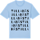 Blue Soul t-shirt med Tullanäs ordlek t-shirt