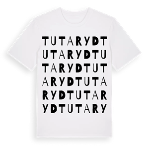 Tutaryd ordlek t-shirt – ekologisk bomull t-shirt från Pinshirt