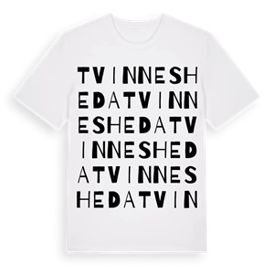 Tvinnesheda ordlek t-shirt – ekologisk bomull t-shirt från Pinshirt