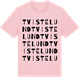 Pink Cotton t-shirt med Tvistelund ordlek t-shirt