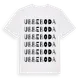 White t-shirt med Ubbeboda ordlek t-shirt