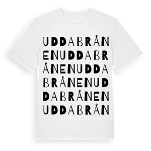 Uddabrånen ordlek t-shirt – ekologisk bomull t-shirt från Pinshirt
