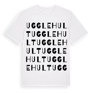 Ugglehult ordlek t-shirt – ekologisk bomull t-shirt från Pinshirt