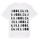 Ugglekull ordlek t-shirt