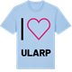 Blue Soul t-shirt med Jag älskar Ularp t-shirt stort tryck