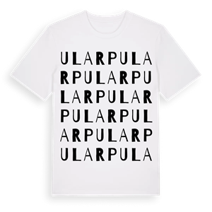 Ularp ordlek t-shirt – ekologisk bomull t-shirt från Pinshirt