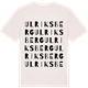 Vintage White t-shirt med Ulriksberg ordlek t-shirt
