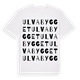 Ulvabygget ordlek t-shirt