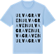 Blue Soul t-shirt med Ulvagraven ordlek t-shirt