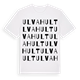 White t-shirt med Ulvahult ordlek t-shirt