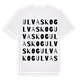 Ulvaskog ordlek t-shirt